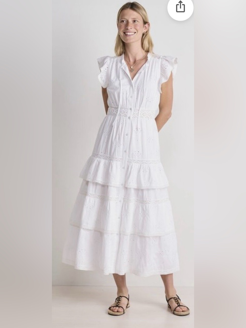 NWT Vineyard Vines Eyelet Christine Dress- Medium